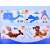 Toy Bricks Puzzle Ocean Mosaic Blocks Set, 4 in 1, DIY, for kids 4 years and up, includes 4 different animal designs to create