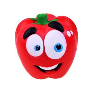 Red pepper stress ball with funny face, Habdaráló PAPRYKA Habjáték #2624 - Play food