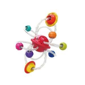 Mola Planet Hand Catching Ball 2-in-1 Sensory Teether Toy for Babies 6 Months+ - Chewing gum