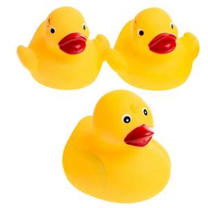 Tullo rubber duck bath toys, set of 3 yellow ducks - Babies & Toddler