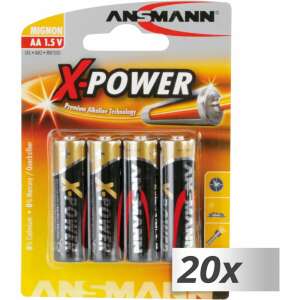 Ansmann X-Power AA lúgos elemek, 20-as csomag - Ansmann