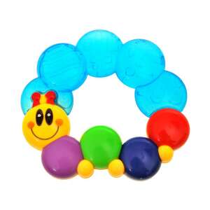 Hola Caterpillar Teether Fun, colorful baby teether for soothing sore gums, 6 months and up - Chewing gum