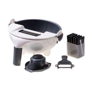 Vegetable Grater/Slicer with Bowl and Colander White MH2 102755269 - Handheld slicer