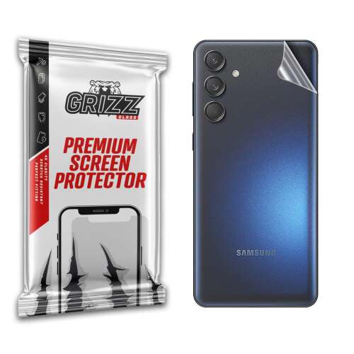 GrizzGlass UltraSkin képernyővédő fólia Samsung Galaxy M55-höz, átlátszó, könnyen felszerelhető, védi a karcolásoktól és a szennyeződéstől - Kijelzővédő fólia