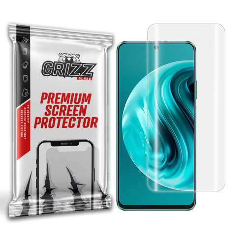 Grizz Glass Prémium Kijelzővédő a Huawei Nova 12i-hez, tiszta képernyővédő, telefon képernyővédelem, karcálló, ütésálló, könnyű telepítés - Kijelzővédő fólia