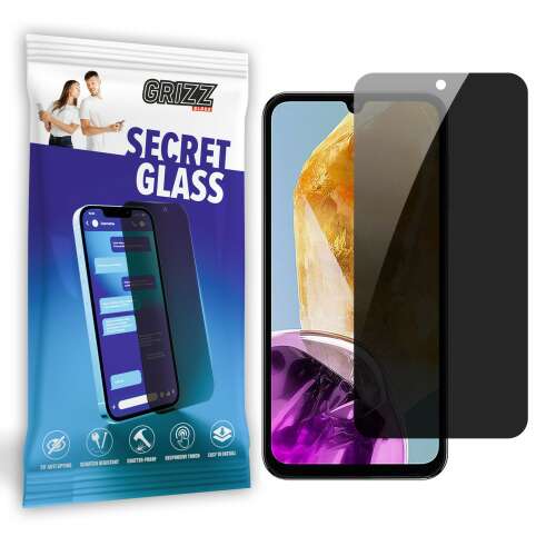 Grizz SecretGlass adatvédelmi képernyővédő a Samsung Galaxy M15-höz, csomagolással - Kijelzővédő fólia