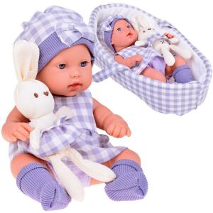 Myoyo Lovely Baby doll with bunny plush and carrier set - Ramiz