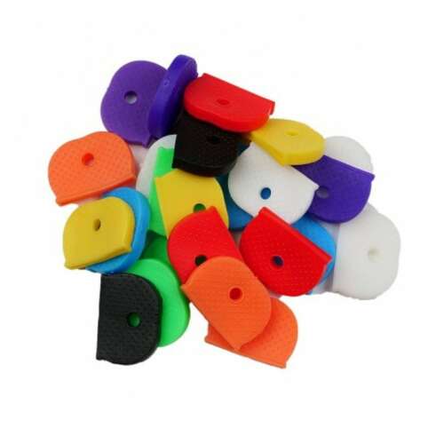 Színes kulcscímkék, 32 darab, vegyes színek, RO.22.MIX.32KS