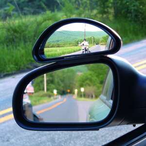Convex blind spot mirror for car, wide angle view, safety driving, reduce blind spot, universal fit, easy installation - MNC