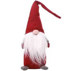 Piros Karácsonyi Plüss Gnóm Dekoráció - Dekoráció
