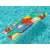Bestway inflatable pool float, colorful tropical design, floating in a swimming pool