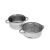 Разглобена тенджера за готвене на пара от неръждаема стомана Klausberg, 4 части, 22cm 4L