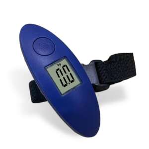Rosberg R51651M digital luggage scale, blue, 50 kg capacity - Luggage Accessory