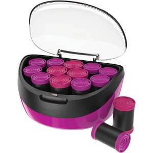 Remington Jumbo Curls electric hair rollers, 12 rollers, 2 sizes, velvet coating, ionization, purple - Hair curler