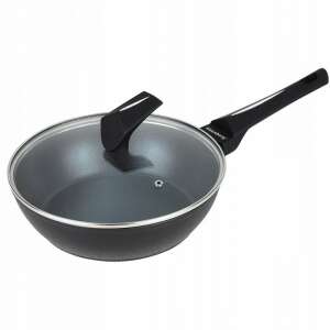 Głębokie naczynie Klausberg KB 7692, 28 cm, Powłoka marmurowa, Indukcyjna, Czarny 102787268 - Klausberg