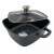 Kinghoff KH 1603 Pan for Oven and Hob, 24x24, 4.5l, Marble Coating, Induction, Black 134015262