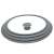 Kinghoff Kh-1649 Universal Lid 24/26/28cm, Glass Lid with Silicone Rim