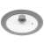 Kinghoff Kh-1649 Universal Lid 24/26/28cm, Glass Lid with Silicone Rim