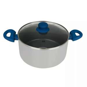 Pot Tasty 678540, 24 cm, 5 L, Oil Dispenser System, Aluminum, Non-Stick Coating, Blue 102787862 - Cookware & bakeware