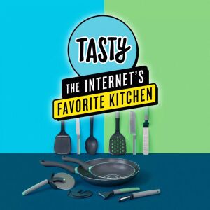 Tasty Go Green cookware set with frying pan and kitchen tools - Cookware & bakeware