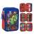Avengers pencil case with Giotto pencils and felt tip pens, 3 layers
