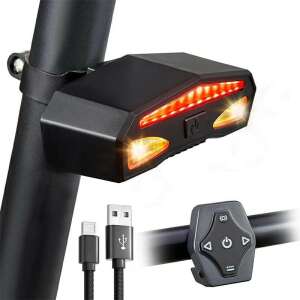 l8o Lampă LED Wireless pentru Bicicletă cu Semnalizator 102795427 - Lumini biciclete