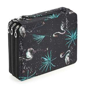 Trendy Flamingós Tolltartó - 3 Rekeszes - 24x20x6 cm