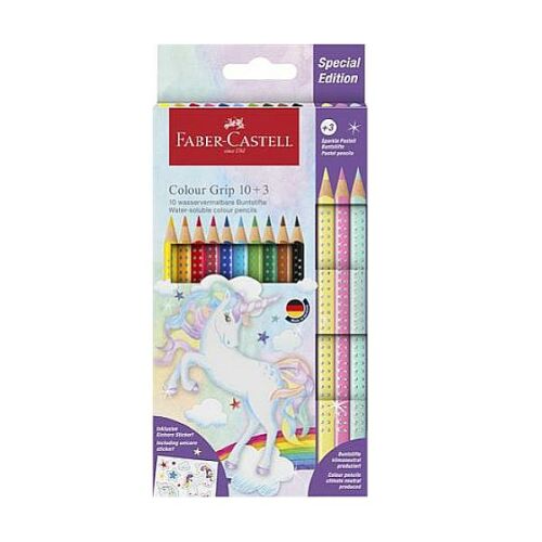 Faber-Castell Colour Grip Unikornis Színes Ceruza Készlet, 13 darabos