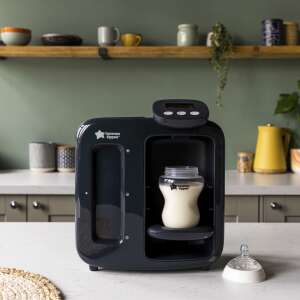 Tommee Tippee Perfect Prep Day & Night Formula Maker, black, preparing a bottle of formula - Babies & Toddler