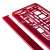 Red license plate frame, EALMEU, premium, durable, plastic, for cars, trucks, and SUVs