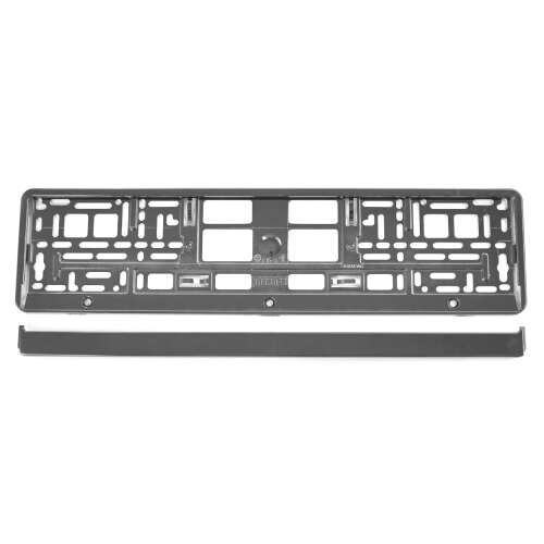 Suport pentru Placă de Înmatriculare EALMEU Grafit, Plastic Rezistent, Accesorii Auto