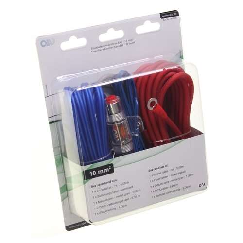 Set de cabluri pentru conectarea amplificatorului 10mm²