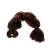 Soulima brown synthetic hair braid, 60cm long, perfect for braiding and creating stylish hairstyles