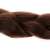 Close-up of Soulima brown synthetic hair braid, showing the texture and color