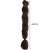 Soulima brown synthetic hair braid, 60cm long, perfect for braiding and creating stylish hairstyles