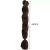 60cm brown synthetic braiding hair extension