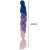 Soulima synthetic hair braid ombre blue, purple, pink with glitter strands