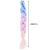 Soulima ombre synthetic braiding hair, blue to pink, 60cm length