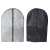 Black and gray garment bags with zippers, 60x90cm