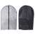 Garment bag, 60x90cm, black and silver, with zipper, for storing suits, dresses, and other clothes