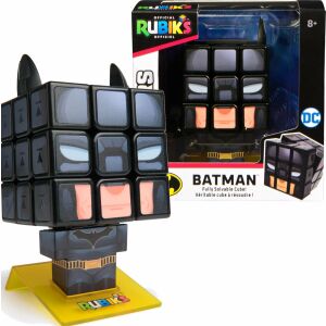 Rubik Batman kocka állványon, egy 3D-s puzzle a Sötét Lovaggal - Rubik's