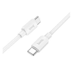 HOCO X96 Type-C - Type-C kábel, 3A, 60W, PD gyors töltés, 100cm, fehér - Hoco