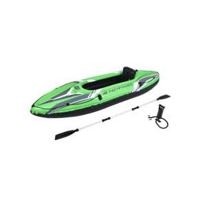 Felfújható kajak, Pathfinder, 1 személyes, zöld, evezővel és pumpával - Gumicsónak, evező