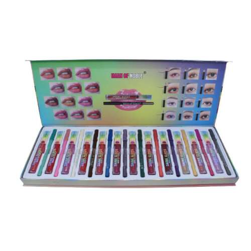 Sada na líčenie Iman of Noble 12 leskov na pery a 12 očných ceruziek