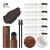Derol Eyebrow Stamp Set, Dark Grey 02 102826249
