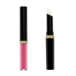 Rúž Max Factor Lipfinity Transfer Resistant Lipstick, 022 Forever Lolita, dvojstupňová aplikácia, farba a vrchný náter - Max Factor