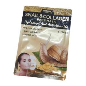 Wokali Snail & Collagen Face Mask, Hydrating and Anti-Wrinkle, 1 Mask - Skin care mask & pack