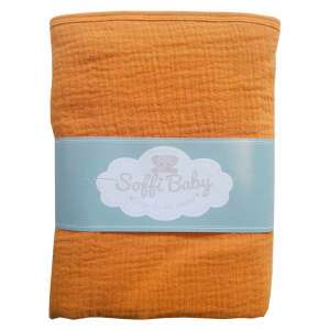 Soffi Baby mustársárga muszlin babatakaró, 70x90cm - Soffi Baby