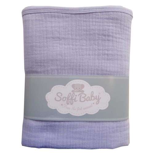 Soffi Baby Muszlin takaró, levendula színű, 70x90cm