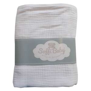 Fehér Soffi Baby muszlin babatakaró, 70x90cm - Soffi Baby